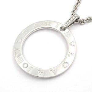 Bvlgari Necklace Bvlgari Sautoir 18K White Gold X Diamond 10P Diamond